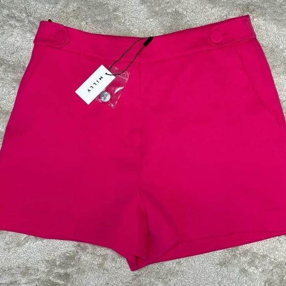 Milly Aria Cady Button Tab Shorts NWT - Picture 2 of 7
